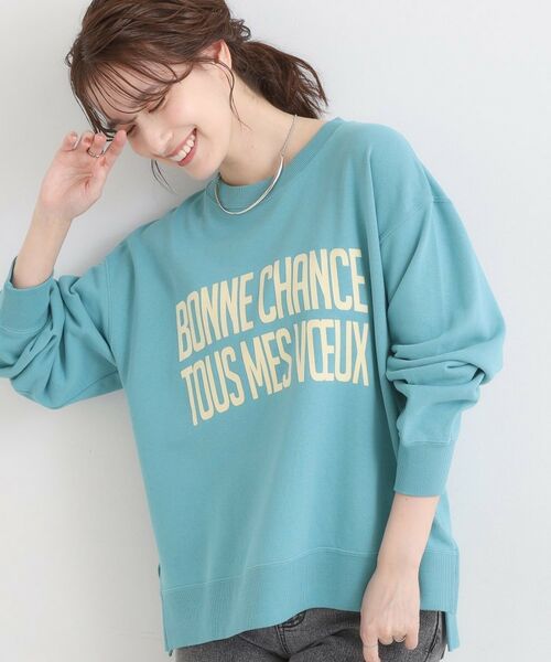 SHOO・LA・RUE/シューラルー 【S-LL】選べる4柄 グラフィックアソート裏毛スウェット ブルー(292) 01(S) SHOO・LA・RUE/シューラルー 【S-LL】選べる4柄 グラフィックアソート裏毛スウェット ブルー(292) 01(S)