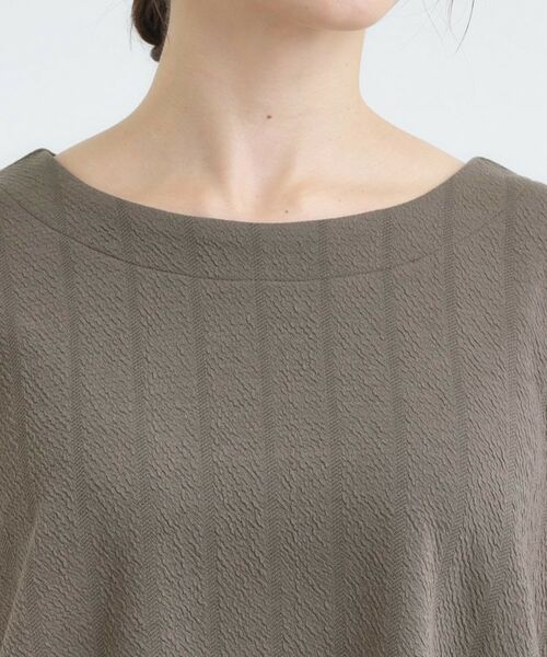 SHOO・LA・RUE / シューラルー カットソー | 【S-LL/7分袖】さらっとしたタッチ ゆるシルエットが心地よいドルマントップス | 詳細20