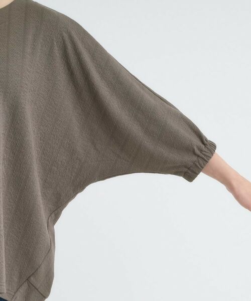 SHOO・LA・RUE / シューラルー カットソー | 【S-LL/7分袖】さらっとしたタッチ ゆるシルエットが心地よいドルマントップス | 詳細21