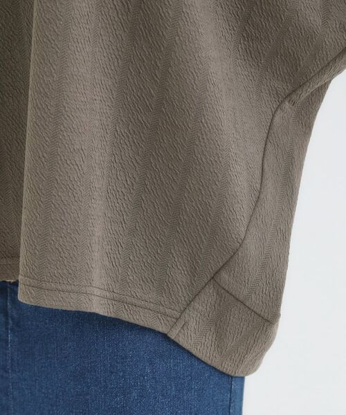 SHOO・LA・RUE / シューラルー カットソー | 【S-LL/7分袖】さらっとしたタッチ ゆるシルエットが心地よいドルマントップス | 詳細22