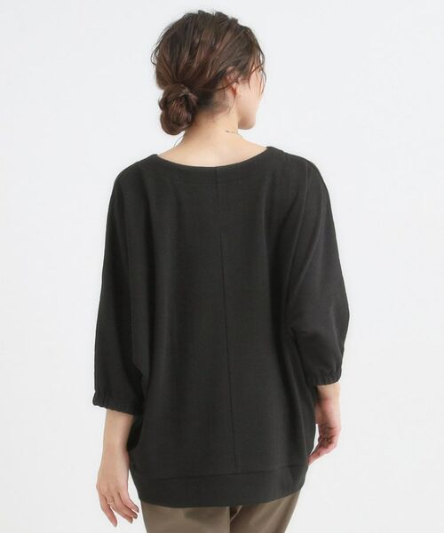 SHOO・LA・RUE / シューラルー カットソー | 【S-LL/7分袖】さらっとしたタッチ ゆるシルエットが心地よいドルマントップス | 詳細6