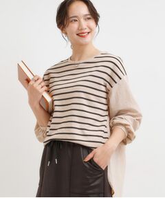 SHOO・LA・RUE / シューラルー カットソー | 【洗える/S-LL】背中タック入り パフ袖プルオーバー