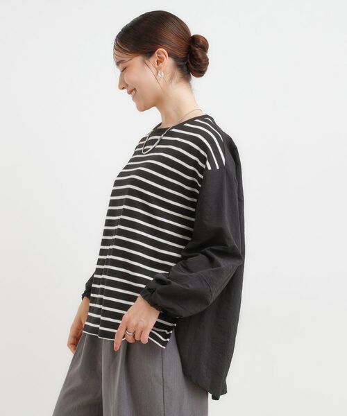 SHOO・LA・RUE / シューラルー カットソー | 【洗える/S-LL】背中タック入り パフ袖プルオーバー | 詳細10