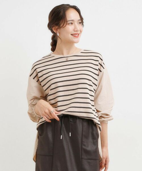 SHOO・LA・RUE / シューラルー カットソー | 【洗える/S-LL】背中タック入り パフ袖プルオーバー | 詳細14