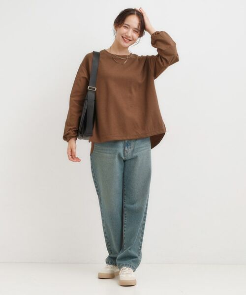 SHOO・LA・RUE / シューラルー カットソー | 【洗える/S-LL】背中タック入り パフ袖プルオーバー | 詳細3