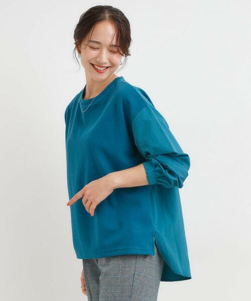 SHOO・LA・RUE / シューラルー カットソー | 【洗える/S-LL】背中タック入り パフ袖プルオーバー | 詳細6