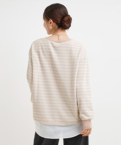 SHOO・LA・RUE / シューラルー カットソー | ジャカード裾フェイク | 詳細10