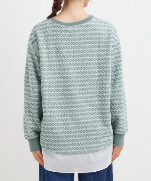 SHOO・LA・RUE / シューラルー カットソー | ジャカード裾フェイク | 詳細15