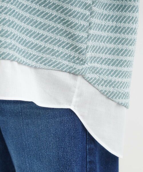 SHOO・LA・RUE / シューラルー カットソー | ジャカード裾フェイク | 詳細18