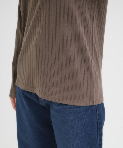 SHOO・LA・RUE / シューラルー カットソー | 【S-LL】1枚でも、重ね着にも ワイドテレコ クルーネックインナー | 詳細18