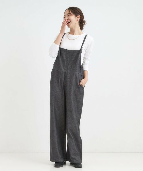 SHOO・LA・RUE / シューラルー カットソー | 【S-LL】1枚でも、重ね着にも ワイドテレコ クルーネックインナー | 詳細3