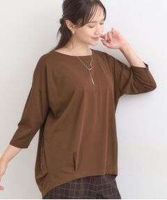 SHOO・LA・RUE / シューラルー カットソー | 【7分袖】裾タックデザインカットソー