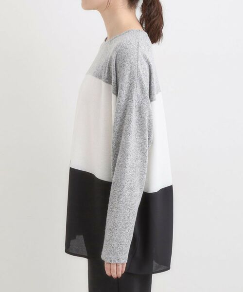 SHOO・LA・RUE / シューラルー カットソー | 【S-LL】インしないで着られる 3段切り替えトップス | 詳細18