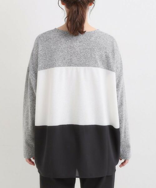 SHOO・LA・RUE / シューラルー カットソー | 【S-LL】インしないで着られる 3段切り替えトップス | 詳細19