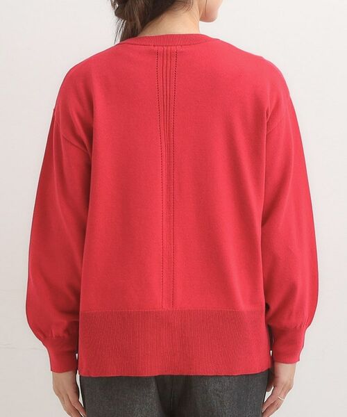 SHOO・LA・RUE / シューラルー カーディガン・ボレロ | 【洗濯機可/S-LL】シルバーボタンがアクセント スウェットライク キーネックカーディガン【CIRCRIC】 | 詳細15