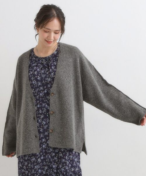 SHOO・LA・RUE / シューラルー カーディガン・ボレロ | 【洗濯機可】ふわっと軽く羽織れる オーバーサイズカーディガン | 詳細1