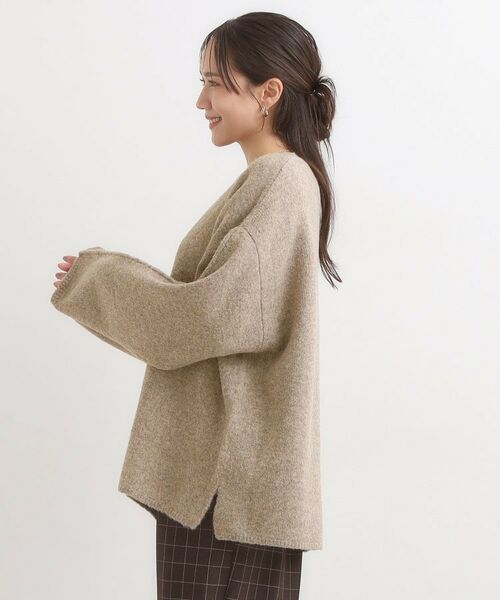 SHOO・LA・RUE / シューラルー カーディガン・ボレロ | 【洗濯機可】ふわっと軽く羽織れる オーバーサイズカーディガン | 詳細10