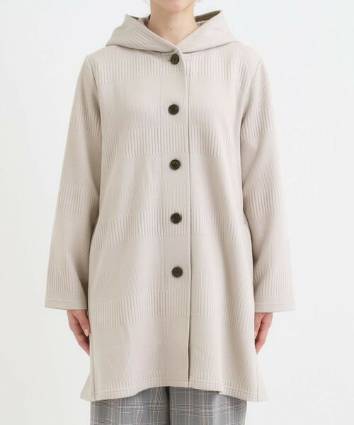 SHOO・LA・RUE / シューラルー カーディガン・ボレロ | 体型をカバーしながらスマートに魅せる ラインジャカードコーディガン | 詳細17