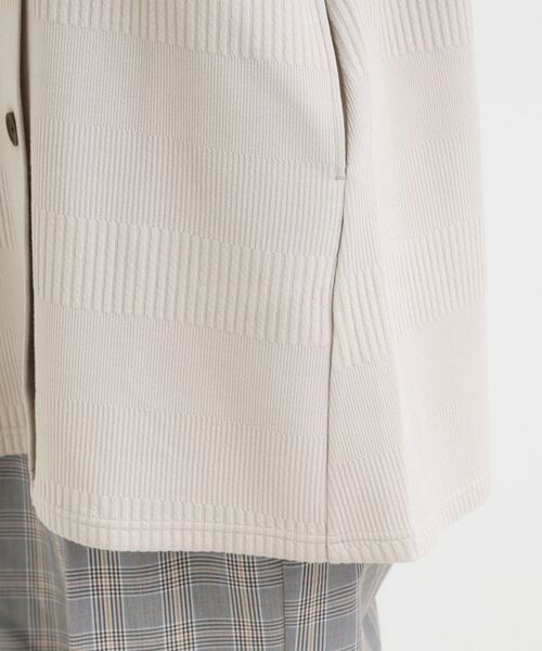 SHOO・LA・RUE / シューラルー カーディガン・ボレロ | 体型をカバーしながらスマートに魅せる ラインジャカードコーディガン | 詳細24