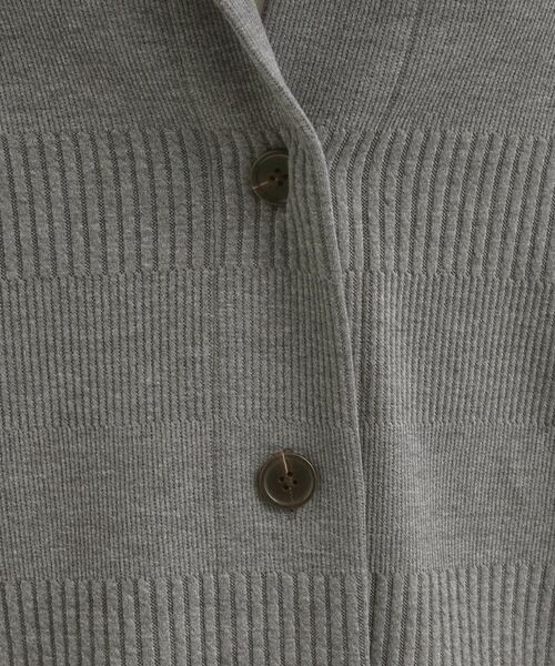 SHOO・LA・RUE / シューラルー カーディガン・ボレロ | 体型をカバーしながらスマートに魅せる ラインジャカードコーディガン | 詳細4