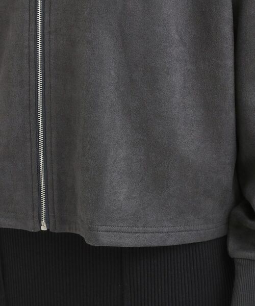 SHOO・LA・RUE / シューラルー カーディガン・ボレロ | 【S-LL】柔らかくて軽い さっと羽織れるフェイクスエードブルゾン【CIRCRIC】 | 詳細14