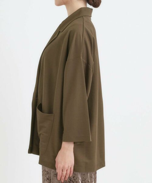 SHOO・LA・RUE / シューラルー テーラードジャケット | 【S-LL/ひんやり】さらっとしたタッチが心地よい ダブルブレストジャケット | 詳細10