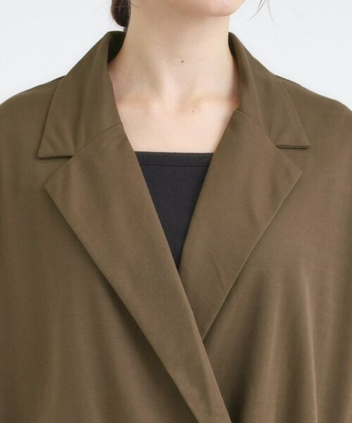 SHOO・LA・RUE / シューラルー テーラードジャケット | 【S-LL/ひんやり】さらっとしたタッチが心地よい ダブルブレストジャケット | 詳細12