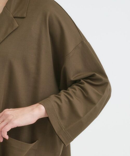 SHOO・LA・RUE / シューラルー テーラードジャケット | 【S-LL/ひんやり】さらっとしたタッチが心地よい ダブルブレストジャケット | 詳細13