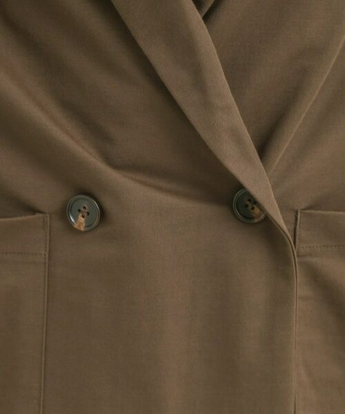 SHOO・LA・RUE / シューラルー テーラードジャケット | 【S-LL/ひんやり】さらっとしたタッチが心地よい ダブルブレストジャケット | 詳細8
