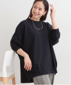 SHOO・LA・RUE / シューラルー チュニック | 【S-LL/体型カバー】とろみ感が心地よい 裾タック ドルマンチュニック