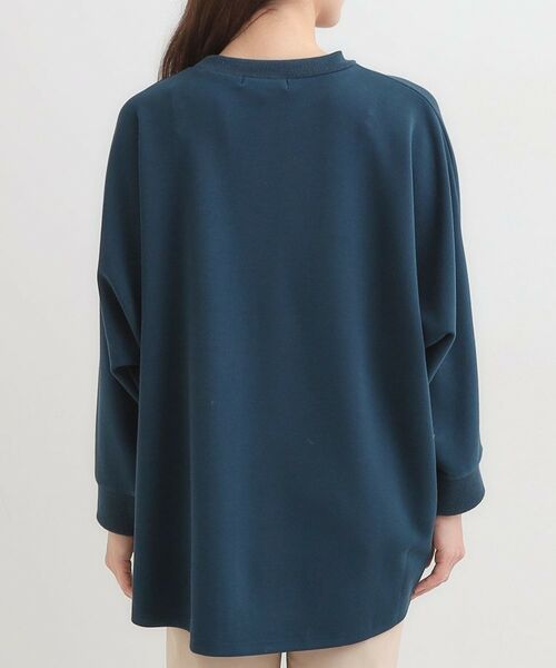 SHOO・LA・RUE / シューラルー チュニック | 【S-LL/体型カバー】とろみ感が心地よい 裾タック ドルマンチュニック | 詳細15