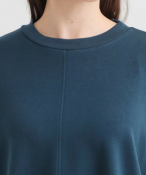 SHOO・LA・RUE / シューラルー チュニック | 【S-LL/体型カバー】とろみ感が心地よい 裾タック ドルマンチュニック | 詳細16