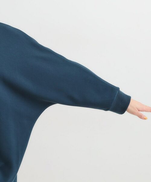 SHOO・LA・RUE / シューラルー チュニック | 【S-LL/体型カバー】とろみ感が心地よい 裾タック ドルマンチュニック | 詳細18