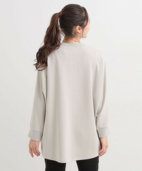 SHOO・LA・RUE / シューラルー チュニック | 【S-LL/体型カバー】とろみ感が心地よい 裾タック ドルマンチュニック | 詳細6