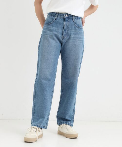 SHOO・LA・RUE / シューラルー デニムパンツ | 【S-LL】大人カジュアルに 柔らかデニムテーパードパンツ | 詳細10