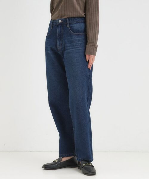 SHOO・LA・RUE / シューラルー デニムパンツ | 【S-LL】大人カジュアルに 柔らかデニムテーパードパンツ | 詳細14