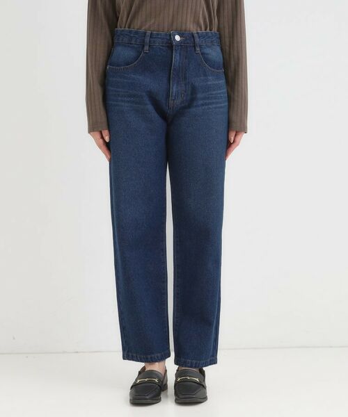 SHOO・LA・RUE / シューラルー デニムパンツ | 【S-LL】大人カジュアルに 柔らかデニムテーパードパンツ | 詳細17