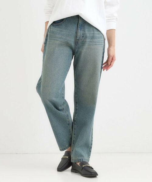 SHOO・LA・RUE / シューラルー デニムパンツ | 【S-LL】大人カジュアルに 柔らかデニムテーパードパンツ | 詳細5