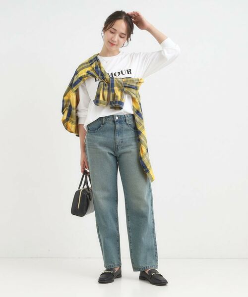 SHOO・LA・RUE / シューラルー デニムパンツ | 【S-LL】大人カジュアルに 柔らかデニムテーパードパンツ | 詳細7