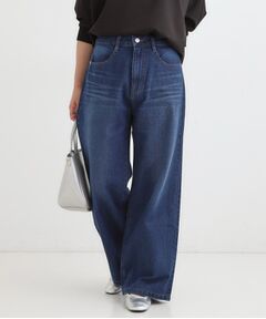 SHOO・LA・RUE / シューラルー デニムパンツ | 【S-LL】脚のラインを拾いにくい デニムワイドパンツ