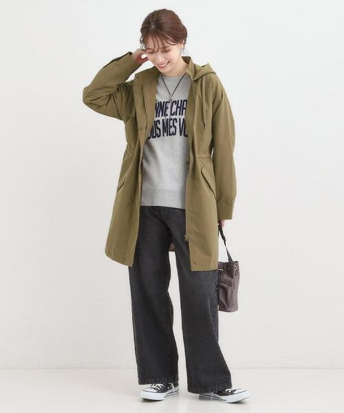 SHOO・LA・RUE / シューラルー デニムパンツ | 【S-LL】脚のラインを拾いにくい デニムワイドパンツ | 詳細25