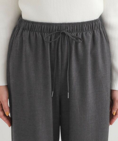 SHOO・LA・RUE / シューラルー パンツ | 【S-LL/体型カバー】上品なとろみが魅力 イージーワイドパンツ | 詳細12