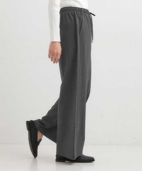 SHOO・LA・RUE / シューラルー パンツ | 【S-LL/体型カバー】上品なとろみが魅力 イージーワイドパンツ | 詳細2