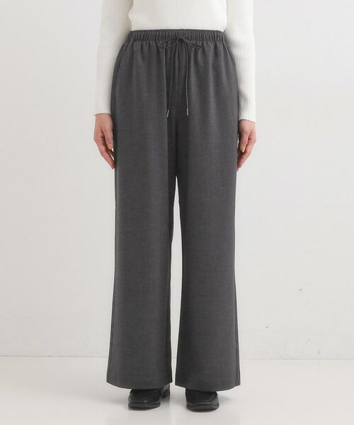 SHOO・LA・RUE / シューラルー パンツ | 【S-LL/体型カバー】上品なとろみが魅力 イージーワイドパンツ | 詳細9
