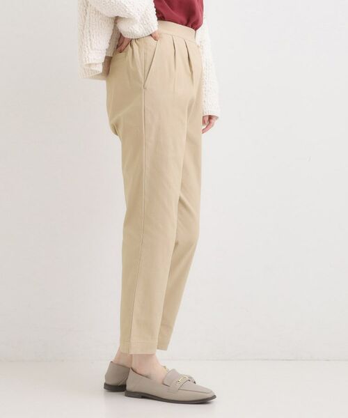 SHOO・LA・RUE / シューラルー パンツ | 【高レビュー/洗濯機可/SS-LL】あったか裏起毛 のびのびストレッチ テーパードパンツ | 詳細10