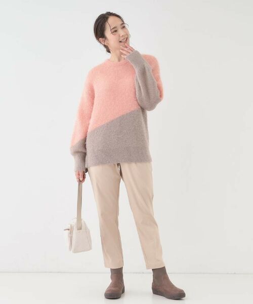 SHOO・LA・RUE / シューラルー パンツ | 【高レビュー/洗濯機可/SS-LL】あったか裏起毛 のびのびストレッチ テーパードパンツ | 詳細25