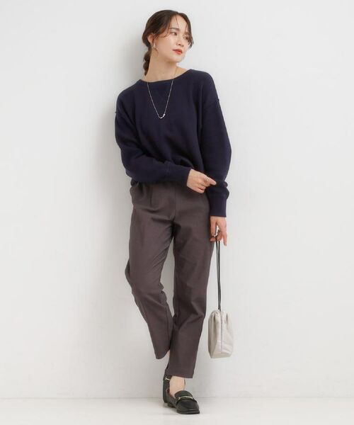 SHOO・LA・RUE / シューラルー パンツ | 【高レビュー/洗濯機可/SS-LL】あったか裏起毛 のびのびストレッチ テーパードパンツ | 詳細29