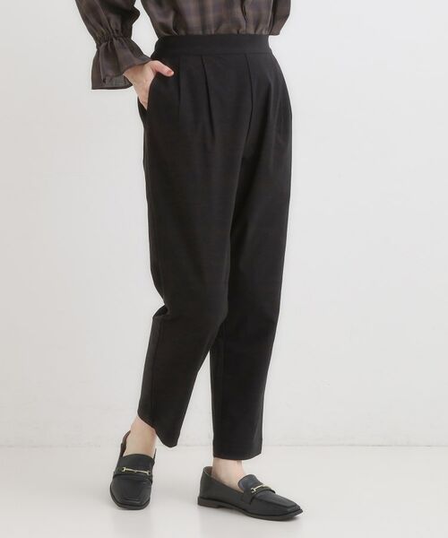 SHOO・LA・RUE / シューラルー パンツ | 【高レビュー/洗濯機可/SS-LL】あったか裏起毛 のびのびストレッチ テーパードパンツ | 詳細6