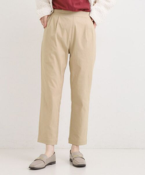 SHOO・LA・RUE / シューラルー パンツ | 【高レビュー/洗濯機可/SS-LL】あったか裏起毛 のびのびストレッチ テーパードパンツ | 詳細9