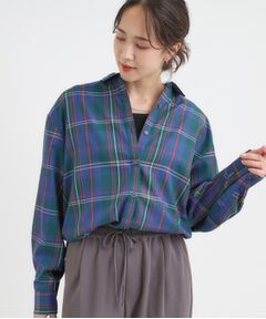 SHOO・LA・RUE / シューラルー シャツ・ブラウス | 【洗える/S-LL】程よいゆとりと抜け感 大人のチェックシャツ